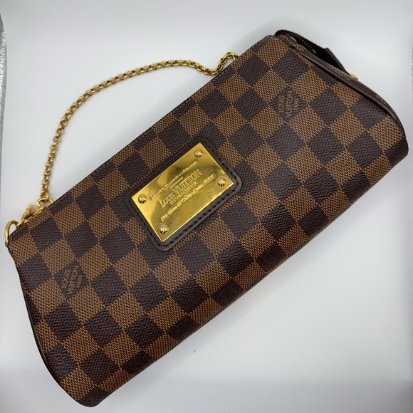 Louis Vuitton Eva Clutch in Damier Ebene - Picture 14 of 16